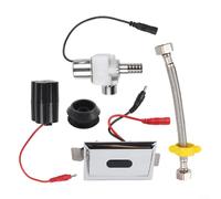 Eawfgtuw For Induction Urinal Automatic Infrared Flush Valve with Adjustable Sensing Distance 30-100cm for Commercial Restaurants and Public Washrooms, DC 6V(A)