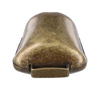 Eawfgtuw For Metal Cow Bell for Cattle, Sheep and Horses - Iron Animal Bell with Loud Clear Sound - For Long lasting Outdoor Grazing Bell in Bronze, Copper Red, Gold,(Medium Bronze)