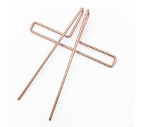 Eawfgtuw For Metal Music Stand Clip for Guitar Violin Cello - Sheet Music Page Holder with Secure Grip, Made of High-Strength Stainless Steel, Compatible(Rose gold)
