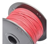 Eawfgtuw For Meter Pre-Tinned Cloth Pushback Vintage Guitar Wire for Guitar and Bass, Waxed Cotton Braid Stranded Copper Cable with Color-Coded Options(Red)