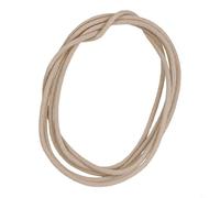 Eawfgtuw For Meter Pre-Tinned Cloth Pushback Vintage-Style Guitar Wire for Guitar Bass - Stranded Copper Cable with Waxed Cotton Braid, 3 Colors(White)