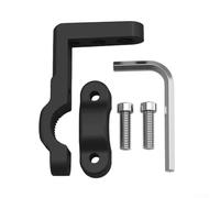 Eawfgtuw For Motorcycle Rear View Mirror Bracket Mount for 22mm Handlebars with M10/M8/M6 Threaded Holes, For CNC Aluminum Alloy, Black/Silver/Gold, Includes Wrench(Black)