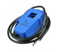 Eawfgtuw For Non-Invasive AC Current Sensor Split Core Transformer SCT-013 for Energy, 20/30/50/100A Range, 13x13mm Opening, 3.5mm Output, Ferrite(100A)