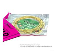 Eawfgtuw For Orphee Acoustic Guitar Strings Full-Size Light Medium Gauges 10-47 11-52 12-53 for Steel Core Bronze Wound 6pcs Set Nickel Alloy Hexagonal(12-53 Medium Gauge)