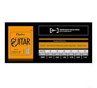 Eawfgtuw For Orphee Classical Guitar Strings Single String, Silver-Plated Copper Wound & Nylon, Hard Tension, Replacement for E/B/G/D/A/E 028-045, Pack(NX-)