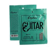 Eawfgtuw For Orphee For RX Series Electric Guitar Strings 9-42 10-46 11-50 Super Light to Medium Gauge Nickel Alloy Wound Hexagonal Carbon Steel Core Anti-Rust(RX17 (10-46))