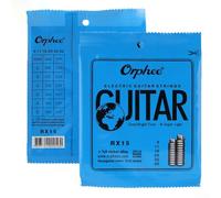 Eawfgtuw For Orphee For RX Series Electric Guitar Strings 9-42 10-46 11-50 Super Light to Medium Gauge Nickel Alloy Wound Hexagonal Carbon Steel Core Anti-Rust(RX15 (9-42))