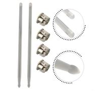 Eawfgtuw For Pair Glow in the Dark Luminous Drumsticks for Stage Performance, 5A Size, 406mm Length, 14mm Diameter, Polymer Material, Bright Long-Lasting(blue)