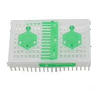 Eawfgtuw For Plastic Queen Bee Needle Cage for Beekeeping Equipment, Queen Bee Catcher with 2 Queen Capacity, 107x68mm For Beekeeper Tool for Honey Bee Management and