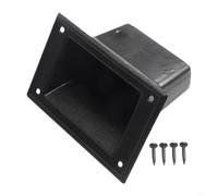 Eawfgtuw For Portable Speaker Handle for Audio Equipment - Recessed Cabinet Handle Made of For Long lasting Plastic, 2 Pack, Black, 20.00 x 15.70 x 5.70 cm (7.86 x(PS12981)