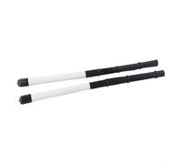 Eawfgtuw For Professional Nylon Drum Brushes for Jazz, Cajon & Percussion - Wavy Rod Design with Tight Sound Control, Soft Music Performance, 36.5 x .4 cm(White)