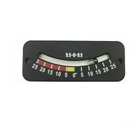 Eawfgtuw for Protractor Inclinometer Angle Measuring Instrument with 25-0-25 and 45-0-45 Scale, ABS Material, Portable Bubble Level for Marine Use, Black, 7 cm(25-0-25)