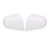 Eawfgtuw For Rear View Side Mirror Cover Cap for Model Y 2020-2023, Pearl White ABS Skull Style Pair, For Easy Installation, Removable Design, Fitment