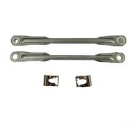 Eawfgtuw For Repair Push Rod Set for PUNTO 1999-2006 Wiper Mechanism Plastic Socket with 2 Repair Clips Compatible with For Punto MK2 188 Series Front