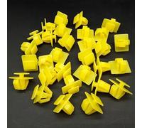 Eawfgtuw For Rocker Molding Clip 50pcs Nylon Auto Fastener for 87758-35000 Compatible with Accent For Santa Fe For Tiburon 1995 On