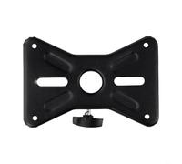 Eawfgtuw For Rotatable 35mm Metal Mount Tripod Pole for DJ Speaker Stand Adapter Top Cap, 175x110mm, 30kg Load Capacity, Black