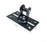 Eawfgtuw For Rotatable Metal Speaker Mount Adapter for DJ and Home Audio Equipment, 35mm Pole Compatible, Black, Fits 162-175mm Sizes(606)