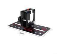 Eawfgtuw For Rotatable Metal Speaker Mount Adapter for DJ and Home Audio Equipment, 35mm Pole Compatible, Black, Fits 162-175mm Sizes(509A)