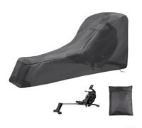 Eawfgtuw For Rowing Machine Cover 210D Oxford Waterproof Windproof Protective Cover for Concept 2 Models Outdoor Use with Adjustable Drawstring 208x104x61cm Black(208 * 104 * 61cm)