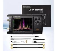 Eawfgtuw For SA5 100K-5.3GHz Handheld Spectrum Analyzer and Signal Generator with 4-Inch IPS LCD, 5000mAh Battery, For SD Card Slot and PC Connection for RF Testing(without memory card)