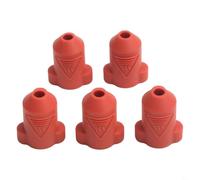 Eawfgtuw for Silicone Heat Block Protection Cover Extruder Sock for K1/K1 Max 3D Printers, High Temperature Hotend Sleeve Nozzle Shield, 5pcs Thermal Insulation(Orange)