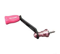 Eawfgtuw For Single Rocker Arm Handle for STELLA, STRADIC, COMPLEXF4, F6, TWINPOWER, CARDIF, WANFORD, ULTEGRA, SAHARA, MIRAVEL, NASCI, For AERO, Sephia Fishing Reels(bright pink)
