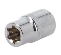 Eawfgtuw for Socket Screwdriver Set with E10/E12/E14/E16/E18/E20/E22/E24 for Torx Bits, /2 Inch Drive Female Socket for Ratchet Wrench, High Hardness Metal Hand(E16)