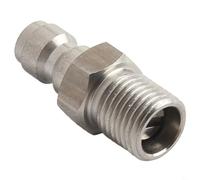 Eawfgtuw for Stainless Steel Pneumatic Quick Release Coupling 8mm Male Thread M10x1 1/8NPT Air Compressor Fitting Connector for High Pressure Pump Parts and Workshop Air(M10)