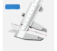 Eawfgtuw For Stainless Steel Vernier Caliper with 0.02mm/0.001" Resolution, 150mm-300mm Measuring Range, Mechanical Scale Display for Jewelry Measurement, School(150mm)