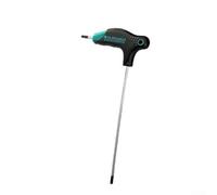 Eawfgtuw for T-Handle Hex Key Wrench Spanner H2.5-H8 Chrome Vanadium Steel with Ergonomic Plastic Grip for Motorcycle Car for Bicycle Repair Hand Tool, Green/Black/Silver(H2.5)