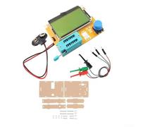 Eawfgtuw For -T4 LCD Digital Graphic Transistor Tester for Capacitor, Diode, Thyristor, Inductance and MOS Tube - 128x64 Display with Yellow-Green Backlight,(A)