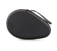 Eawfgtuw For Table Tennis Paddle Case For EVA Racket Bag Waterproof Hard Shell for 2 Paddles and For Ping Pong Balls Shockproof Portable with Gourd Shape Design(black)