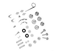 Eawfgtuw For Trumpet Maintenance Tool Set for Brass Instruments, Steel Repairing Parts Replacement Tools, Approx. 7.5 cm (2.95 inch), Silver Compatible with