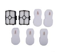 Eawfgtuw For Vacuum Filter Kit Replacement Compatible with For Shark Stratos UltraLight DuoClean PowerFins Corded HZ3000 HZ3002, Washable Foam and Felt(B)