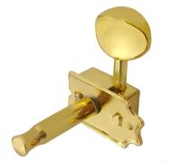 Eawfgtuw For Vintage Style Tuning Pegs for ST For TL Electric Guitar, Open-Hole Machine Heads, 6 PCS, Silver(Gold)