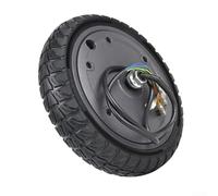 Eawfgtuw For XIAOMI for M365 Electric Scooter, 36V 350W Solid Tyre Motor Wheel Replacement 8.5x2-6.1 Inch High-Performance Rubber Aluminum Alloy Hub 700W Peak Power, Black(Black)