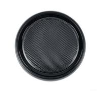 Eawfgtuw Front Door Speaker Cover Grille Hatchback Interior Trim Direct Replacement Parts Easy Install Car Parts Interior Speaker Accessories Heat Sink Audio Parts(Gloss Black)