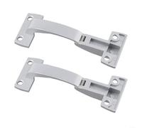 Eawfgtuw Furniture Cabinet Door Folding Hinge, Space-saving Zinc Alloy Flip Mechanism, Easy Installation, Smooth Operation, 124X50mm, 2-pack