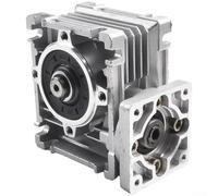 Eawfgtuw Gear Reducer 14mm Output Shaft Speed Reducer with Motor Aluminum Alloy Gearbox for Industrial Automation Manufacturing Equipment Automatic Door Mechanism (Speed ratio 10:1)