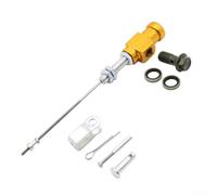 Eawfgtuw General Motorcycle Hydraulic Clutch Brake Pump, M10 Thread Aluminum Alloy Performance Upgrade For ATVs Dirt Bikes, Enhanced Smooth Operation(Gold)