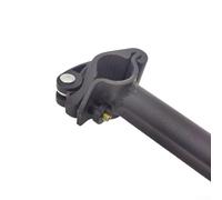 Eawfgtuw Heavy Duty Electric Scooter Stem Riser 25.4mm Handlebar Extension 310mm Carbon Steel Post with Quick Release Screws Matte Black Finish for E-Scooter Upgrade