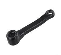 Eawfgtuw Iron Exercise For Bike Crank 127mm with 13x13mm Square Hole, Left or Right Indoor Cycling Crank Arm for Stationary Bikes, Black Replacement Part(left crank)