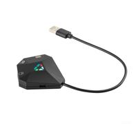 Eawfgtuw Keyboard Mouse Adapter Converter for One 360 Gaming Console with Type-C Port Custom Key Mapping Reset Function Black