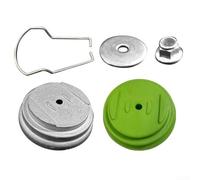 Eawfgtuw Lawn Mower Base, Lithium Battery Lawn Mower Base Kit Including Screw Washer And Wire Ring Assembly Parts Plastic And Aluminum