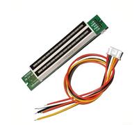 Eawfgtuw LED Music Spectrum Indicator - 7V-12V Dual 12Bit Adjustable Light Speed VU Meter DIY Electronic Kits 80X14mm(A)