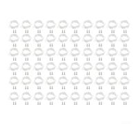 Eawfgtuw Light Clips for Go-Vee Outdoor Lights H706, Mounting Brackets for GoveePro Outdoor Lights, All-Weather Resistant Secure Mounting Clamps for Exterior Light Fixtures(60pcs)