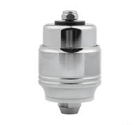 Eawfgtuw Lightweight Shock Absorption for Folding For Bike, Aluminium Alloy & PU Elastomer Rear Damper, 13.5mm Travel Silver Suspension Unit, 97g