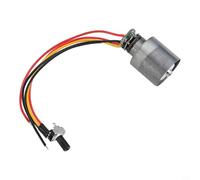 Eawfgtuw Low Voltage Brushless Ducted Fan 5A Motor Blower with Driver Module, DC 12V 24V Input, 100000 RPM High Speed Metal Electric Motor for Efficient(DC 7-24V)