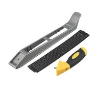 Eawfgtuw Metal Block Plane File Planer Woodworking Tool with Stainless Steel Blade, Non-Slip Grip, 140x40mm and 300x40mm Rasp for Wood Shaping(B)