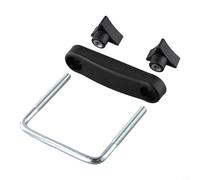 Eawfgtuw Metal Square U Bolt, U Shape Bolts with x Nts, 7.8cmx8cm / 7.8cmx6cm U Clamp Bolt for Attaching Piping Conduit Cable Tube Brackets Boat Trailer(Inner diameter 8cm)